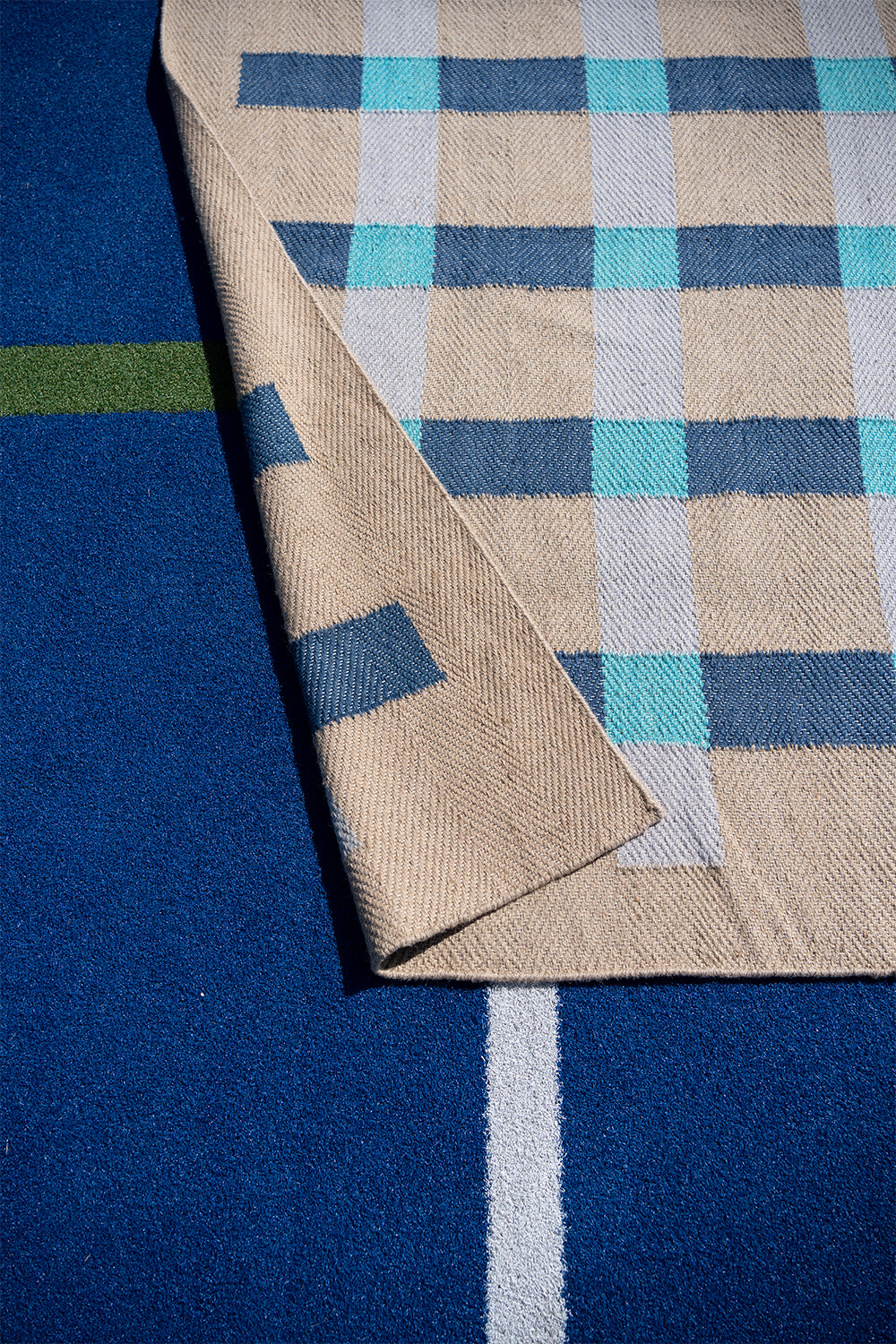 Jute Rug - Blue notes