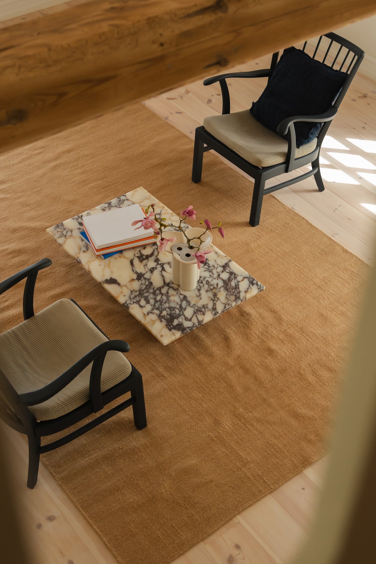 O/U Wool Rug - Caramel