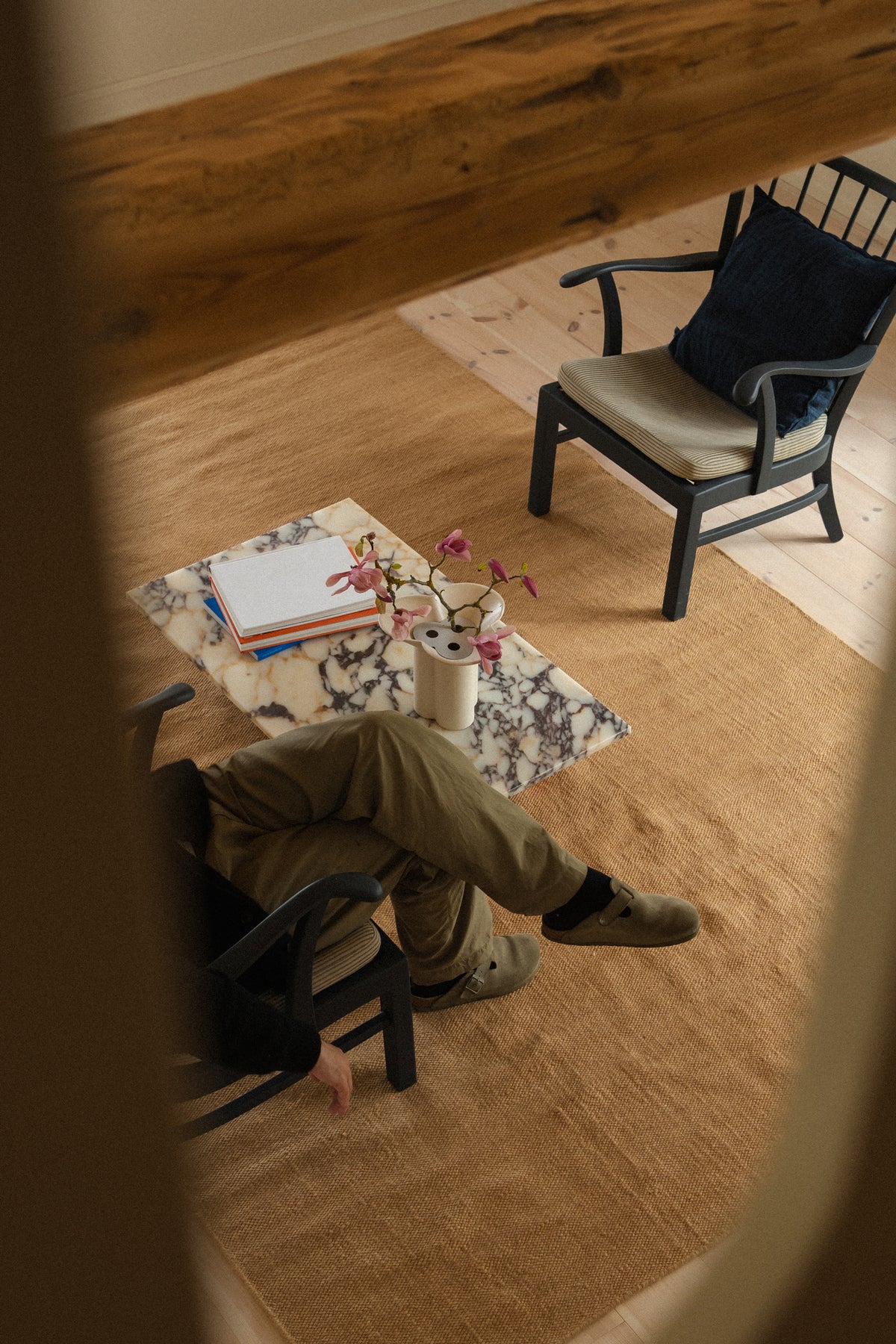 O/U Wool Rug - Caramel