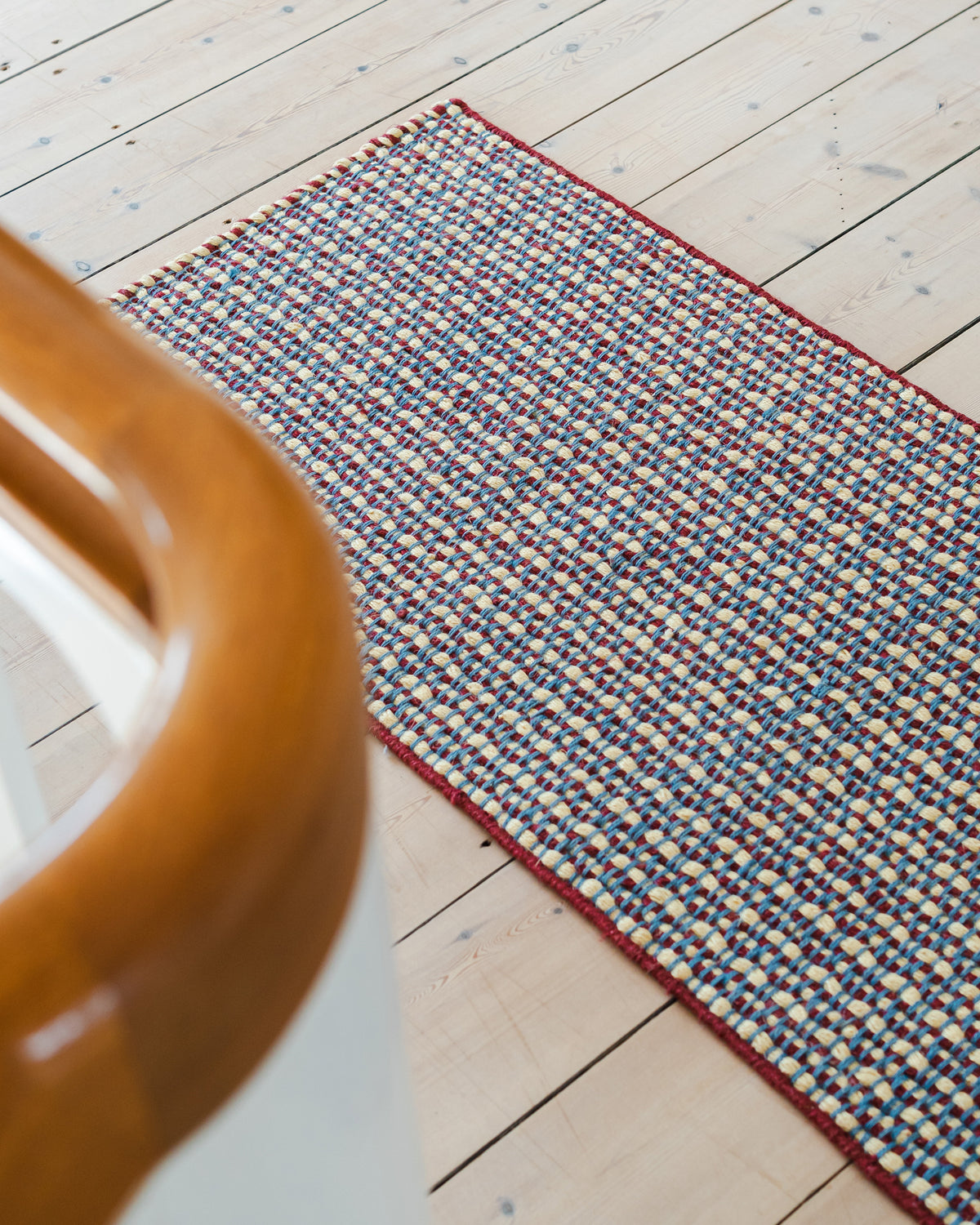 Striped Jute Runner - Rooibos
