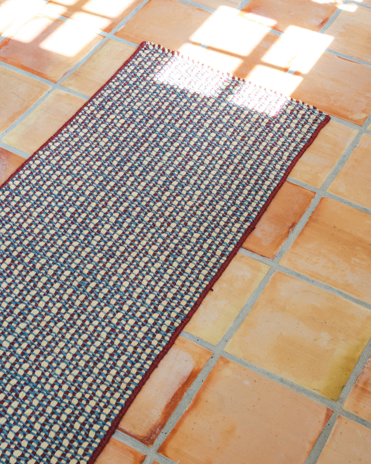 Striped Jute Runner - Rooibos