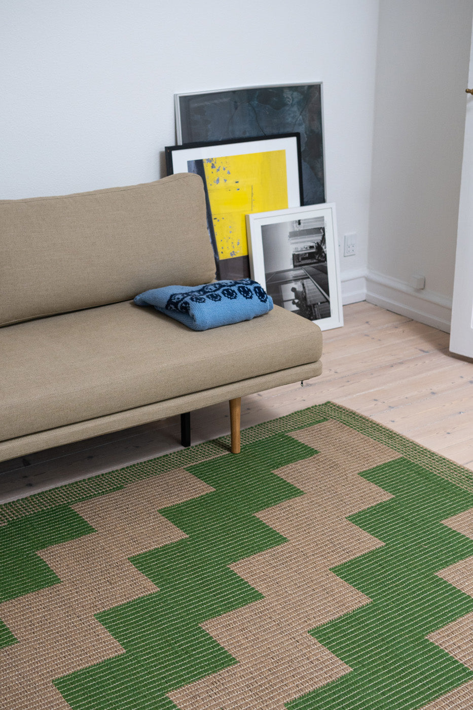 Invert Jute and Wool Rug - Zz Green
