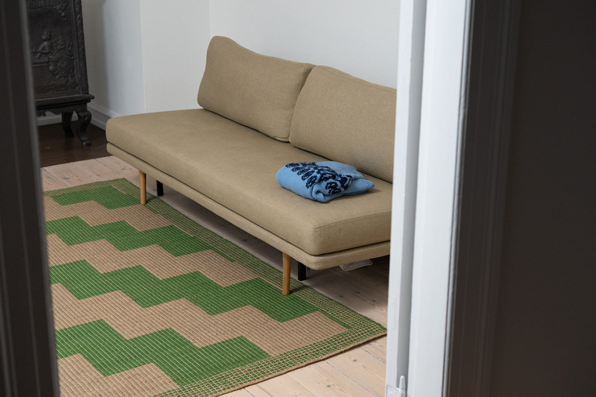 Invert Jute and Wool Rug - Zz Green
