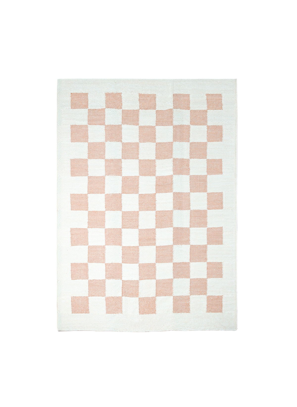 Jute Rug w. Sand checkered