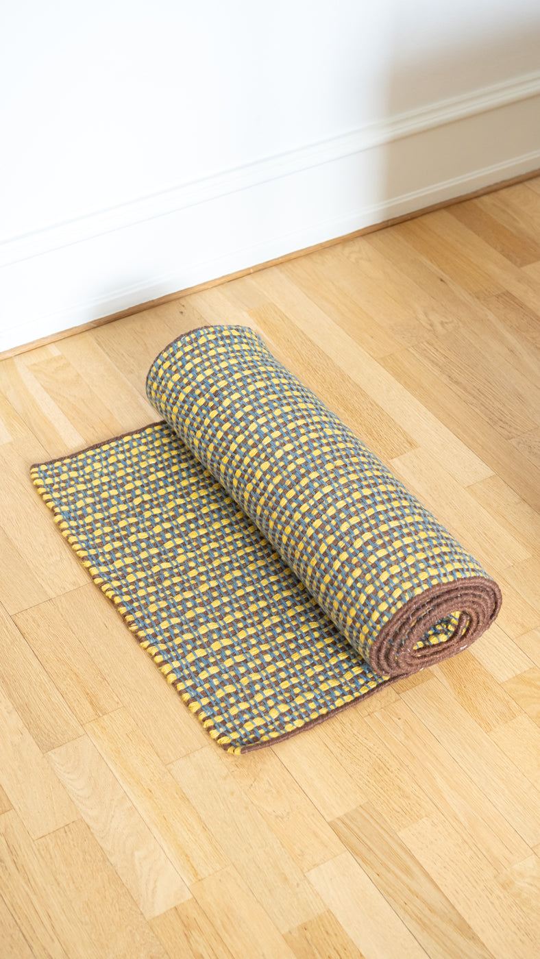 Striped Jute Runner - Mango