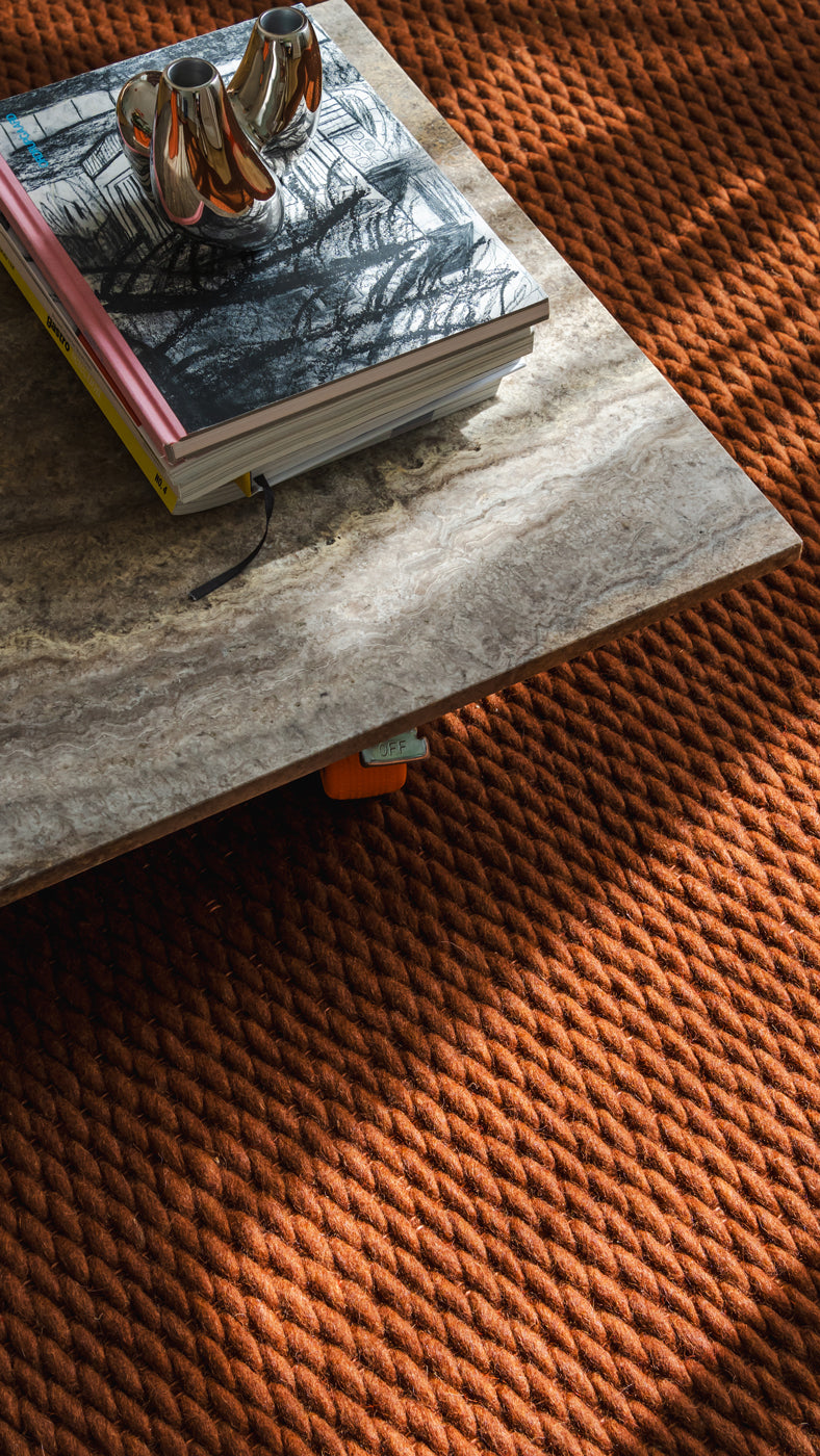 Assembly Coffee Table, Grey Travertine