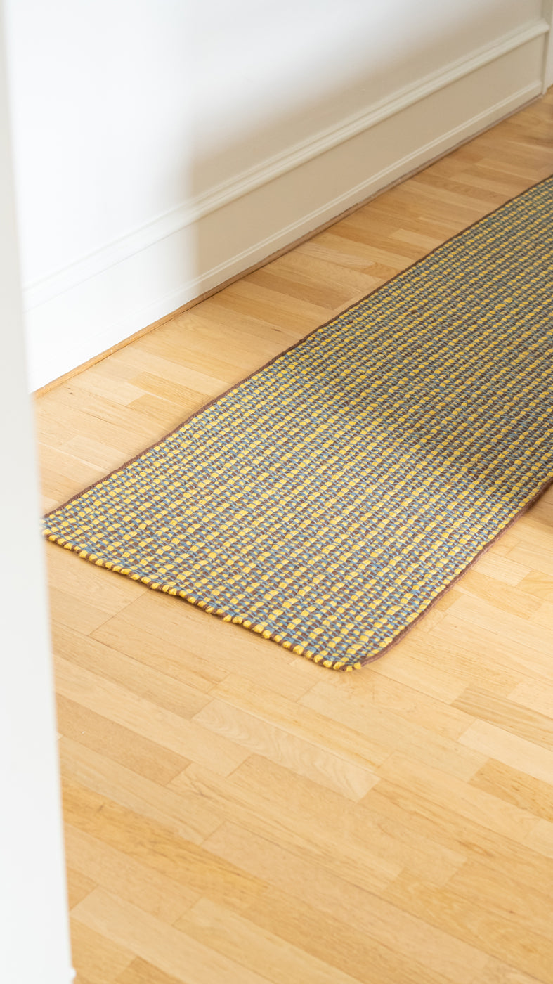 Striped Jute Runner - Mango