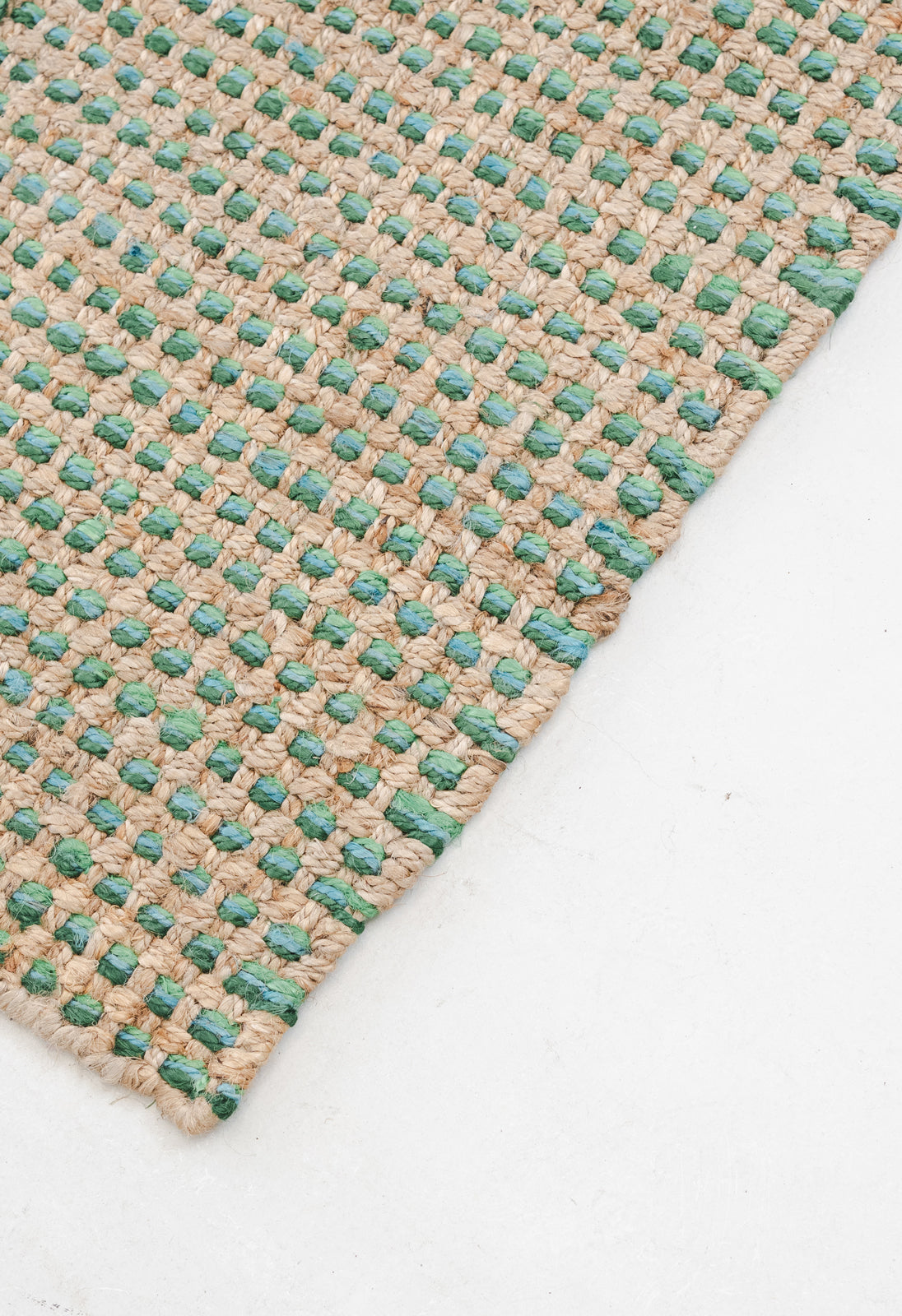 Heavy Jute Runner - greens