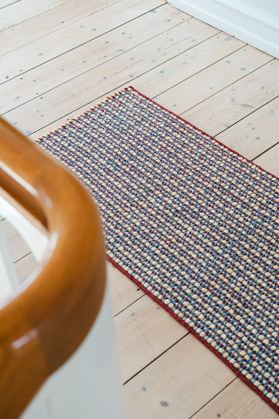 Striped Jute Runner - Rooibos