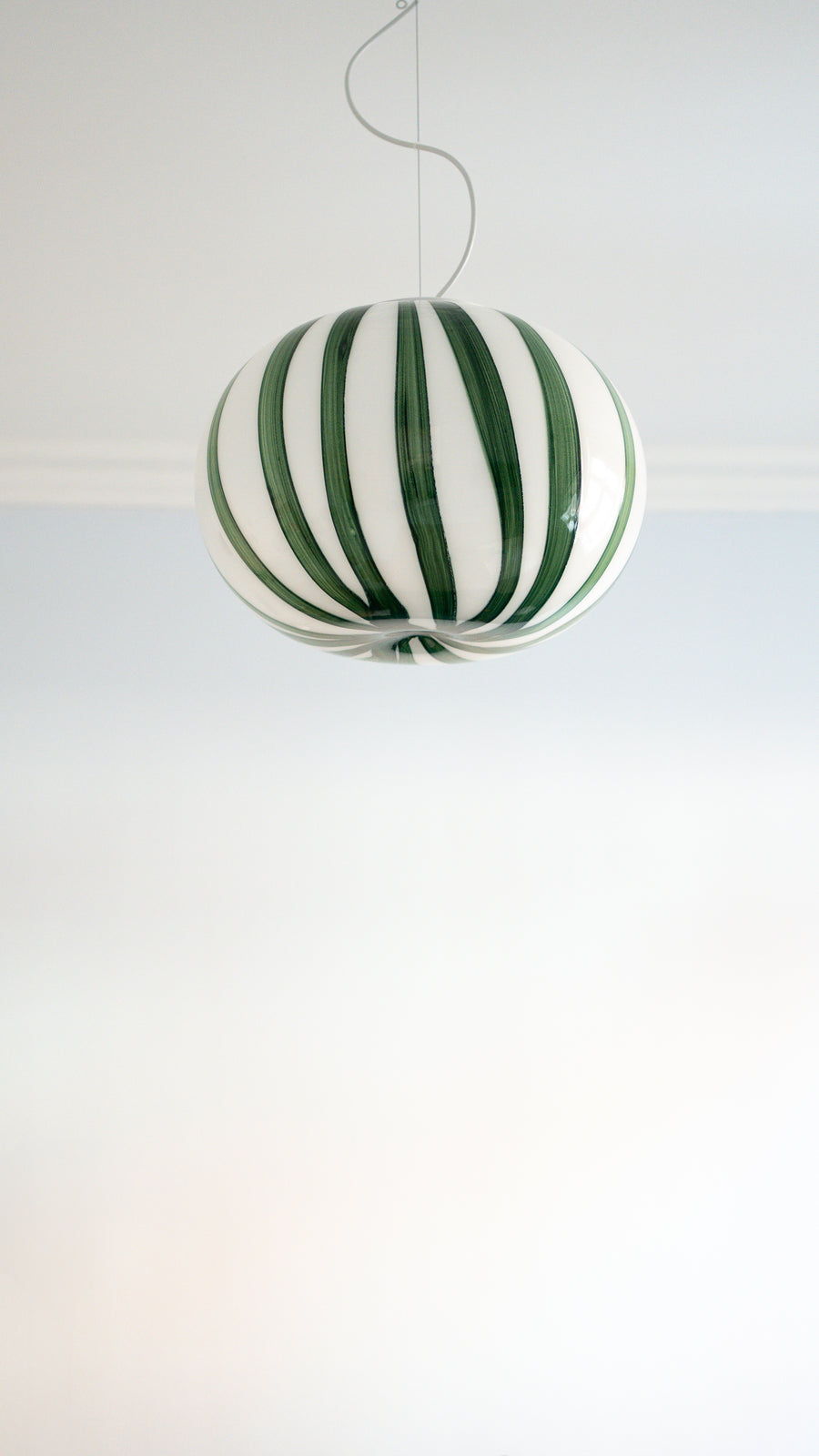 Glass Lamp Pendant - Greens