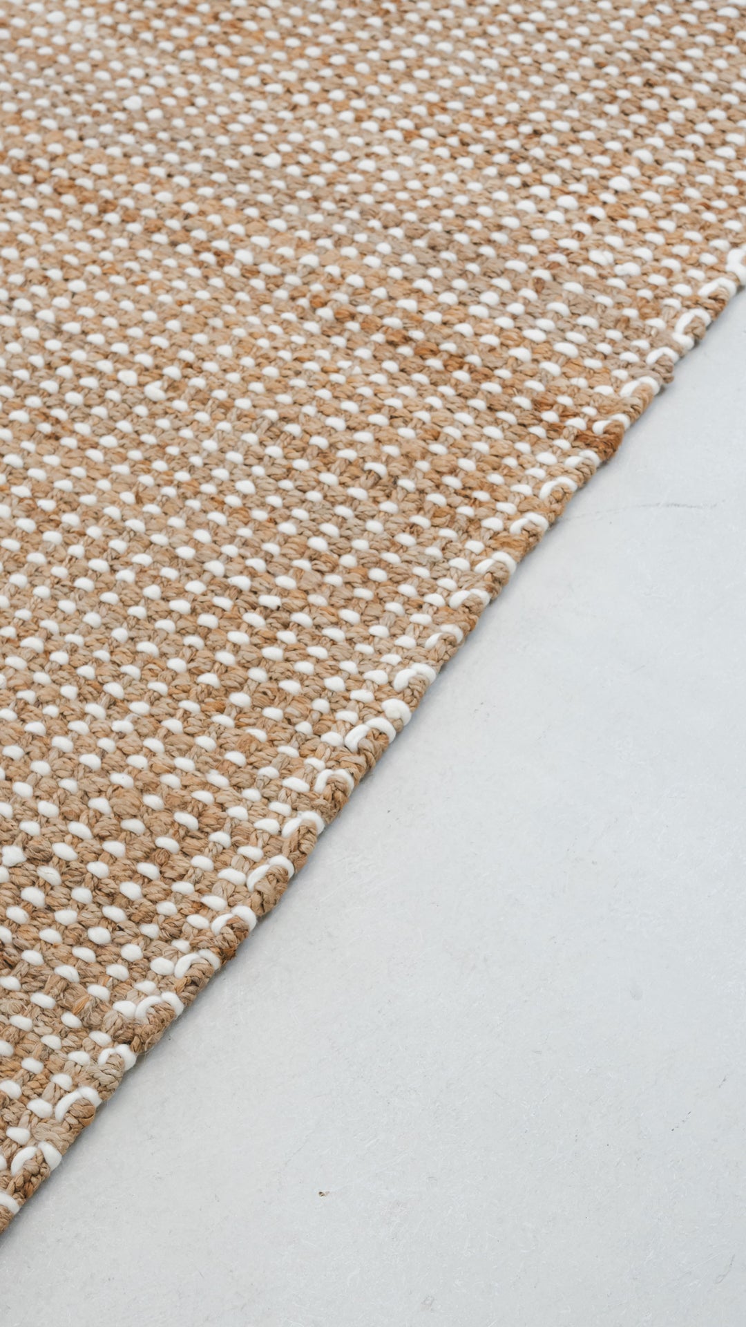 Heavy Jute & New Zealand wool Rug
