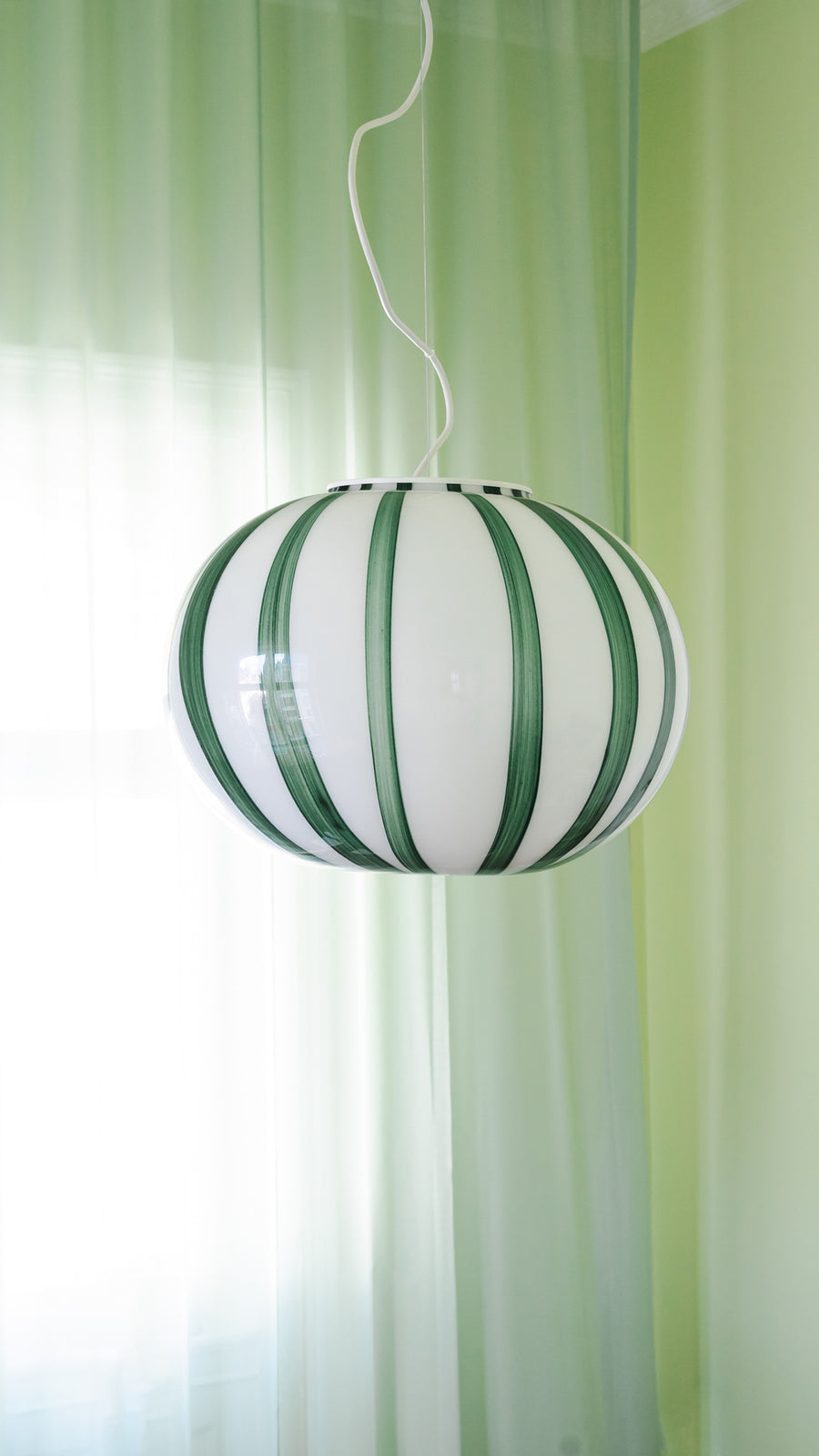 Glass Lamp Pendant - Greens