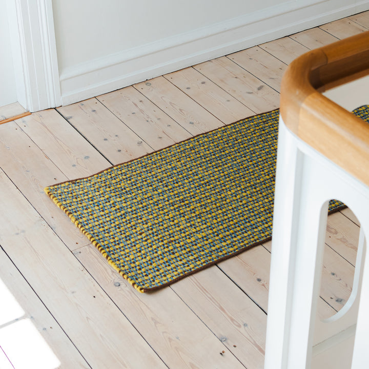 Striped Jute Runner - Mango