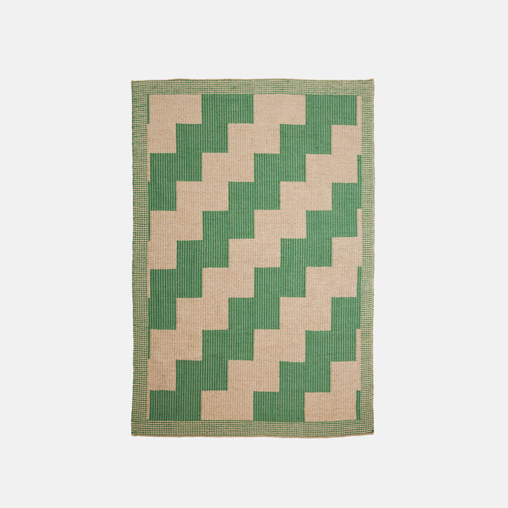 Invert Jute and Wool Rug - Zz Green