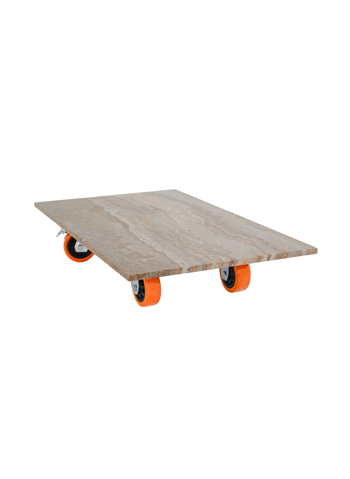 MATIAS MOELLENBACH Assembly Coffee Table - Travertine Coffee Table Silver Travertine