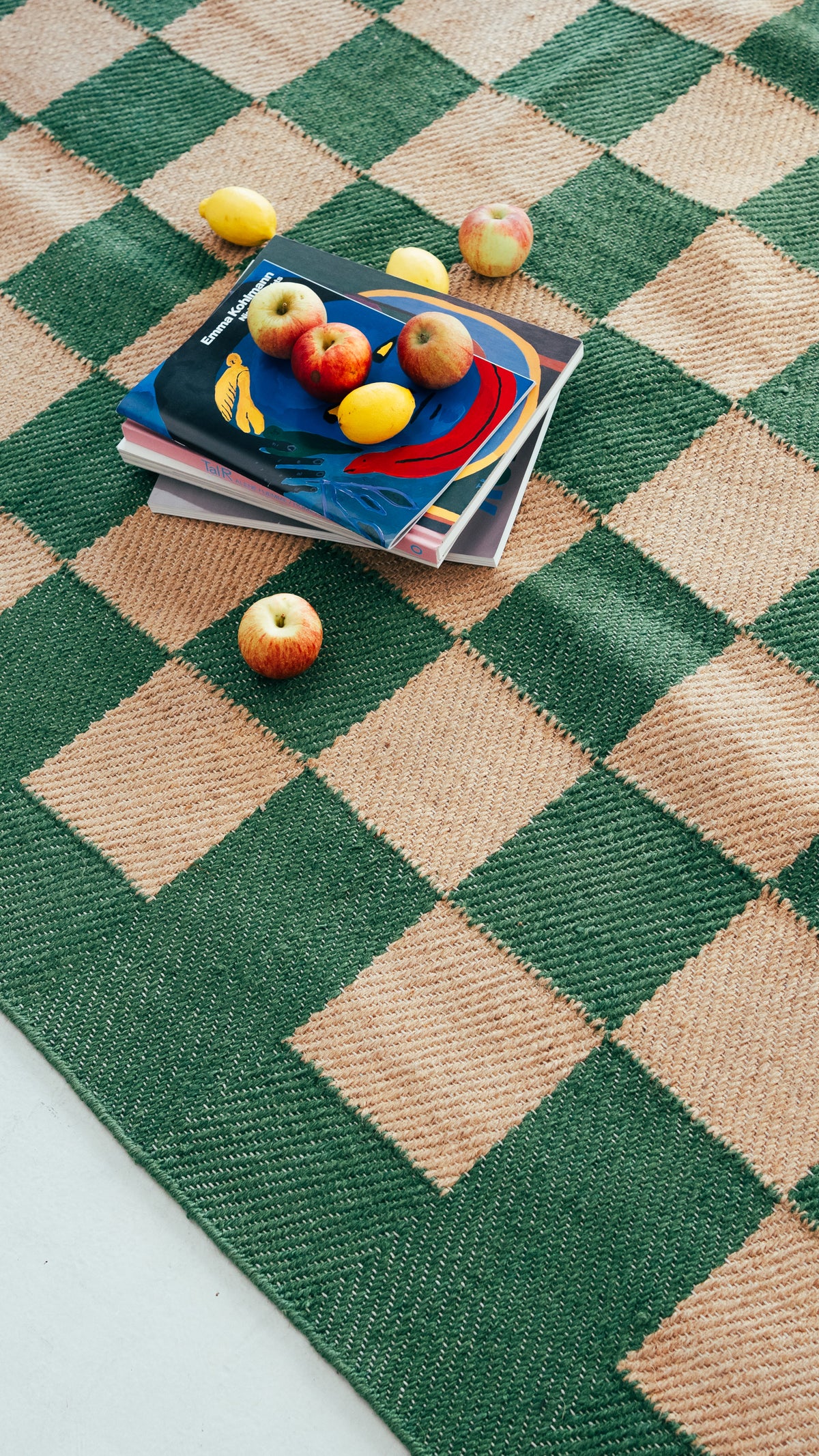 Jute Rug checkered