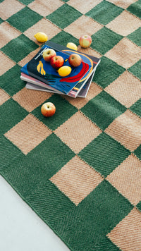 Checker Jute Doormat