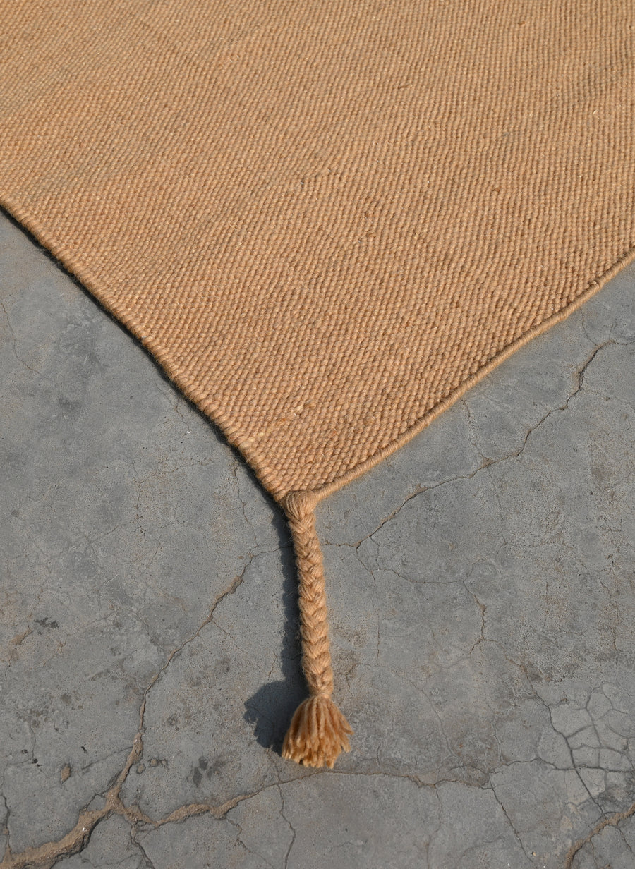 O/U Wool Rug - Caramel