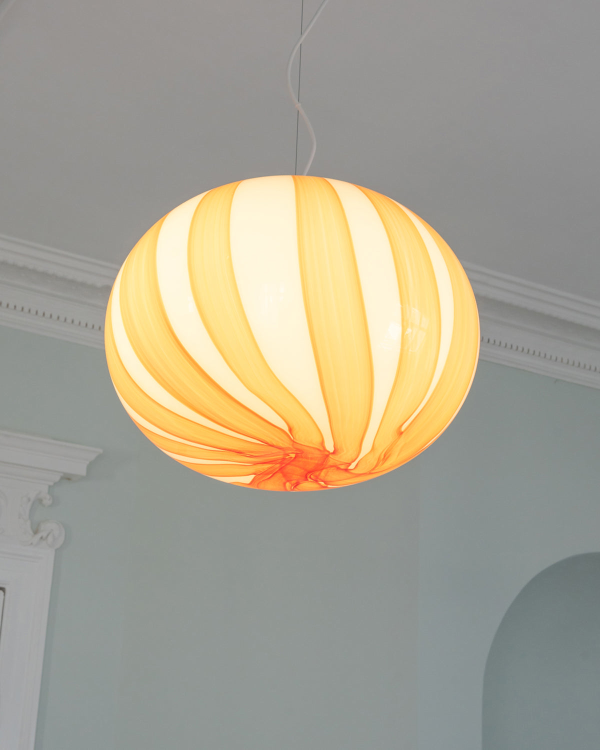 Glass Lamp Pendant - Amber