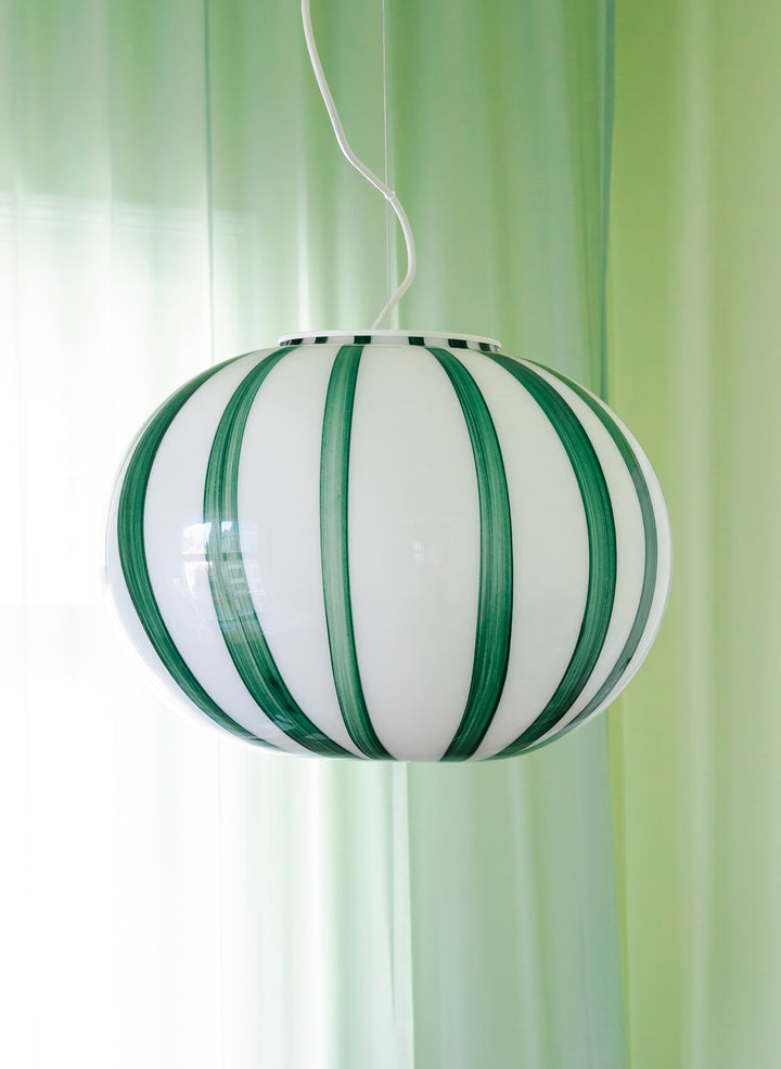 Glass Lamp Pendant - Greens