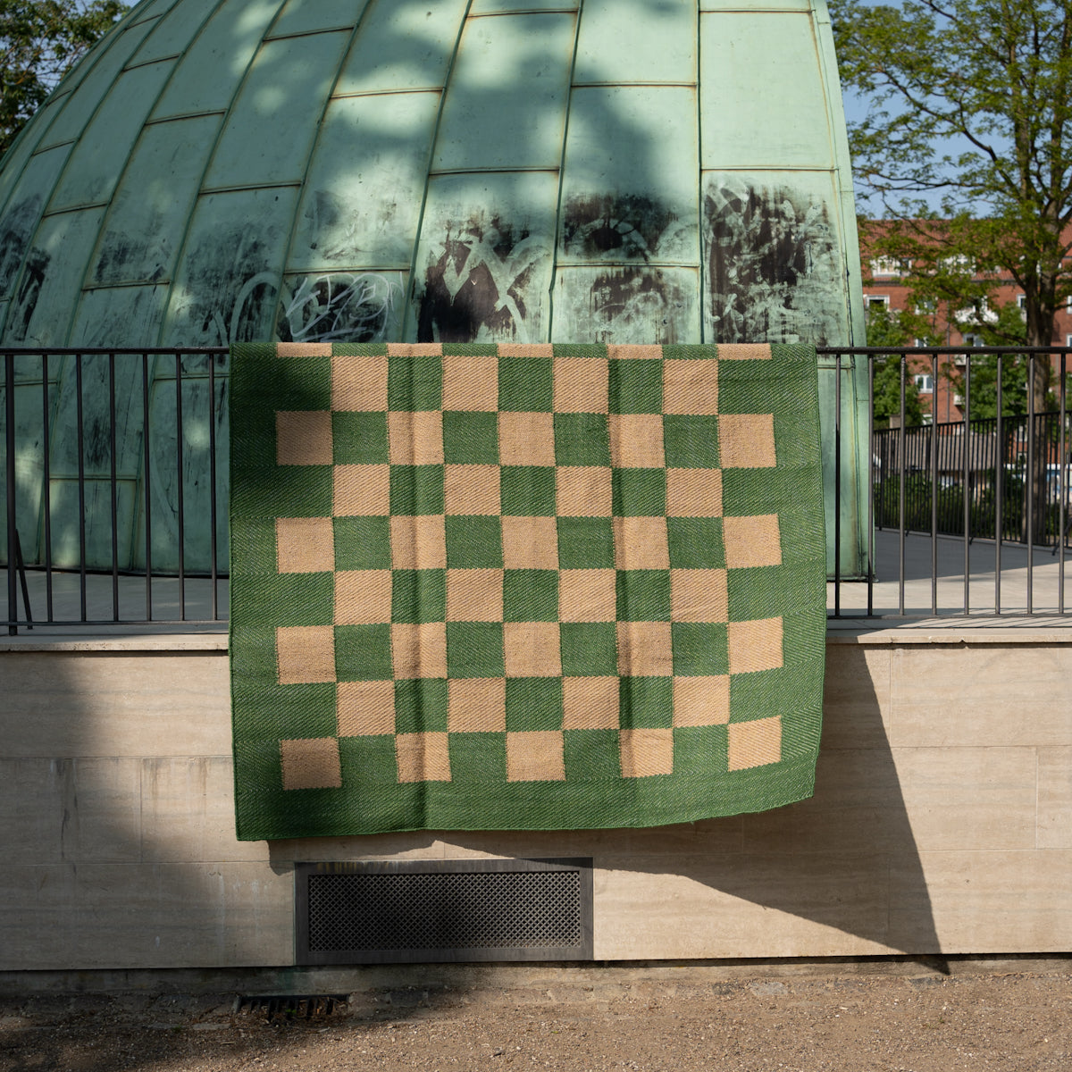 Jute Rug checkered