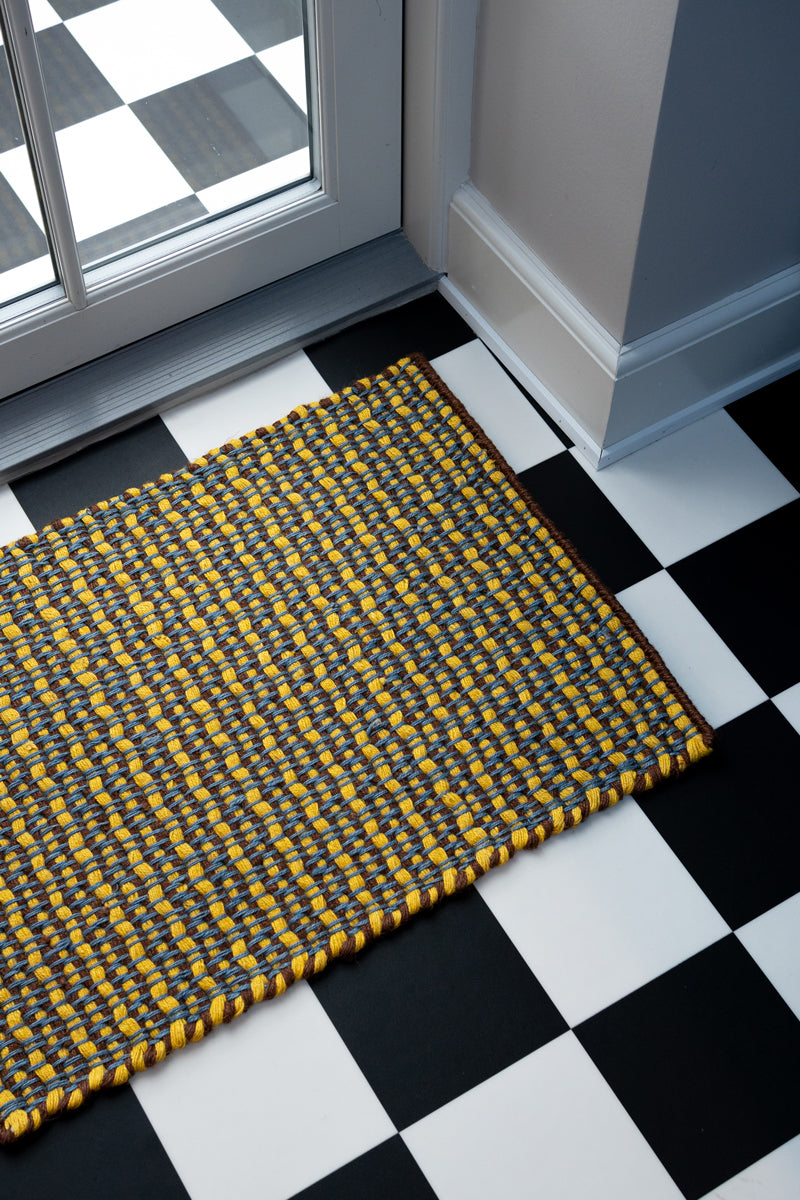 Striped Jute Doormat - Mango