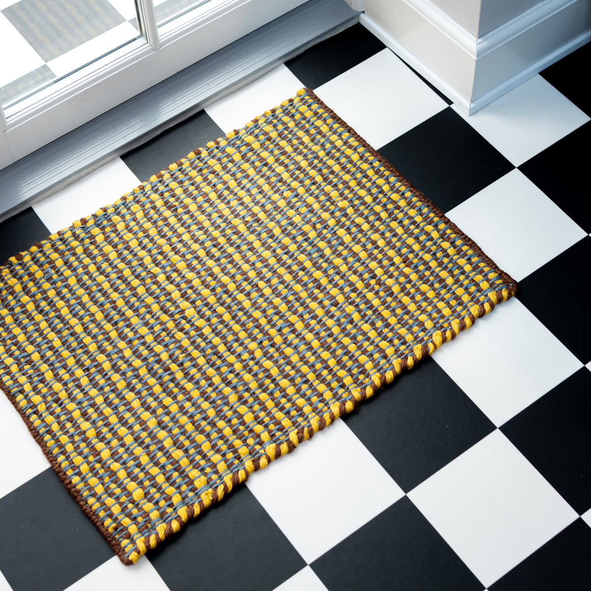 Striped Jute Doormat - Mango