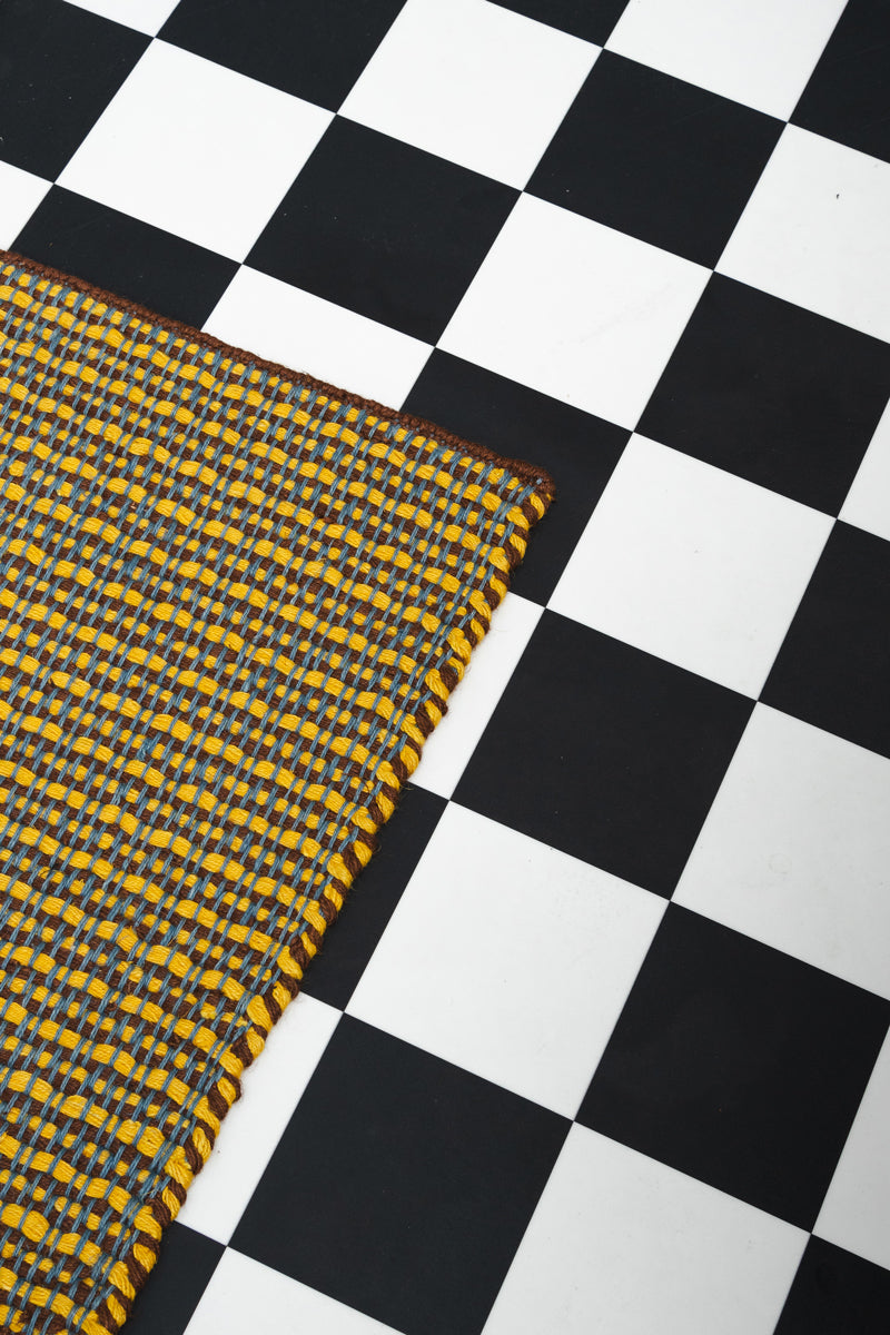 Striped Jute Runner - Mango