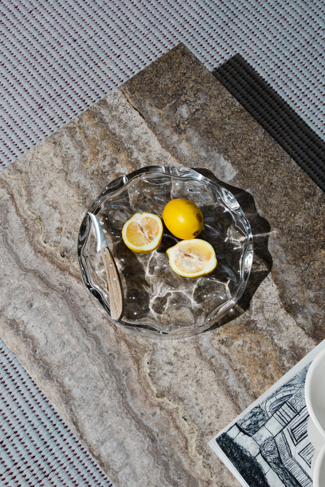 Assembly Coffee Table, Grey Travertine