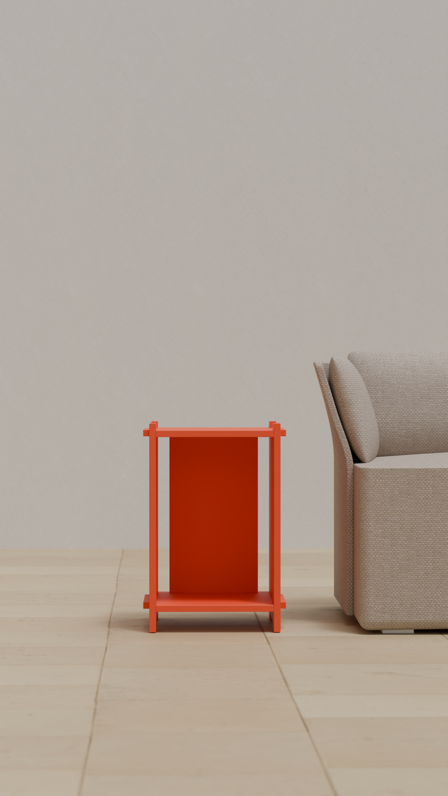 Assembly Sidetable - Orange