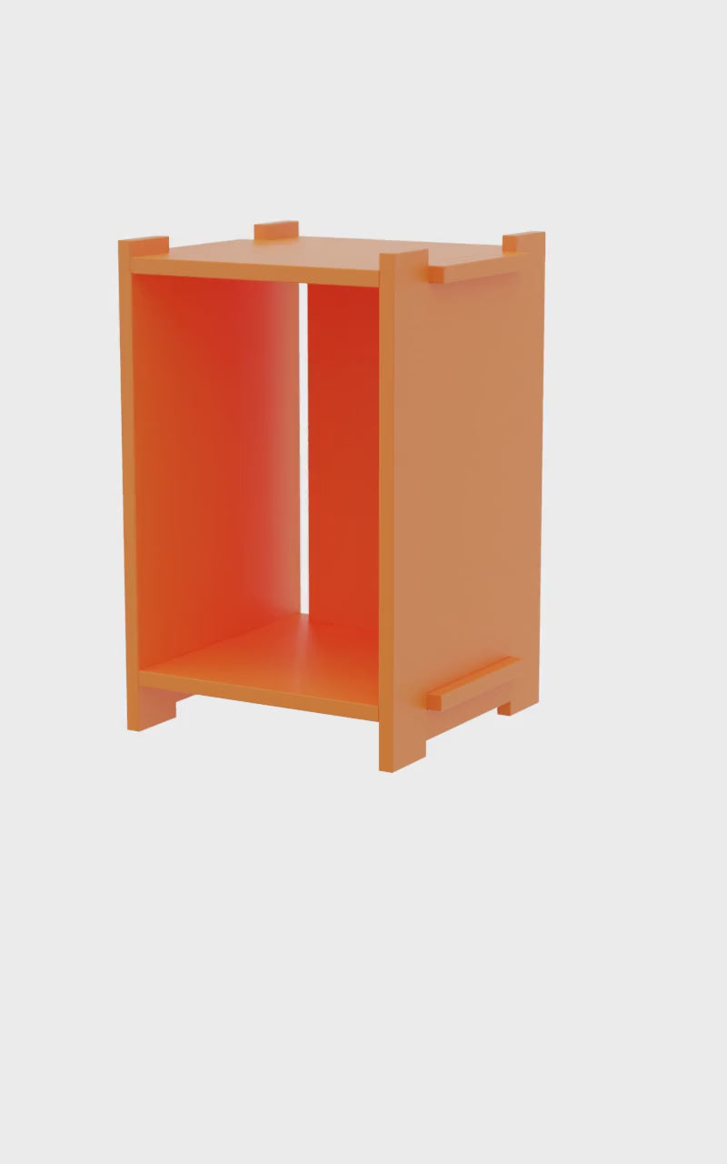 Assembly Sidetable - Orange