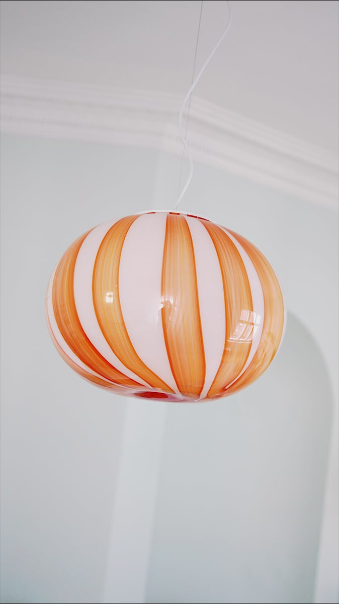 Glass Lamp Pendant - Amber