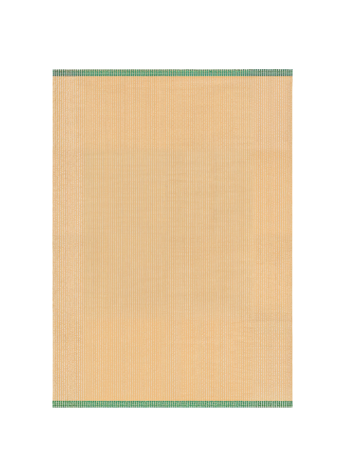 Wool Reversible Rug - Green/Sand