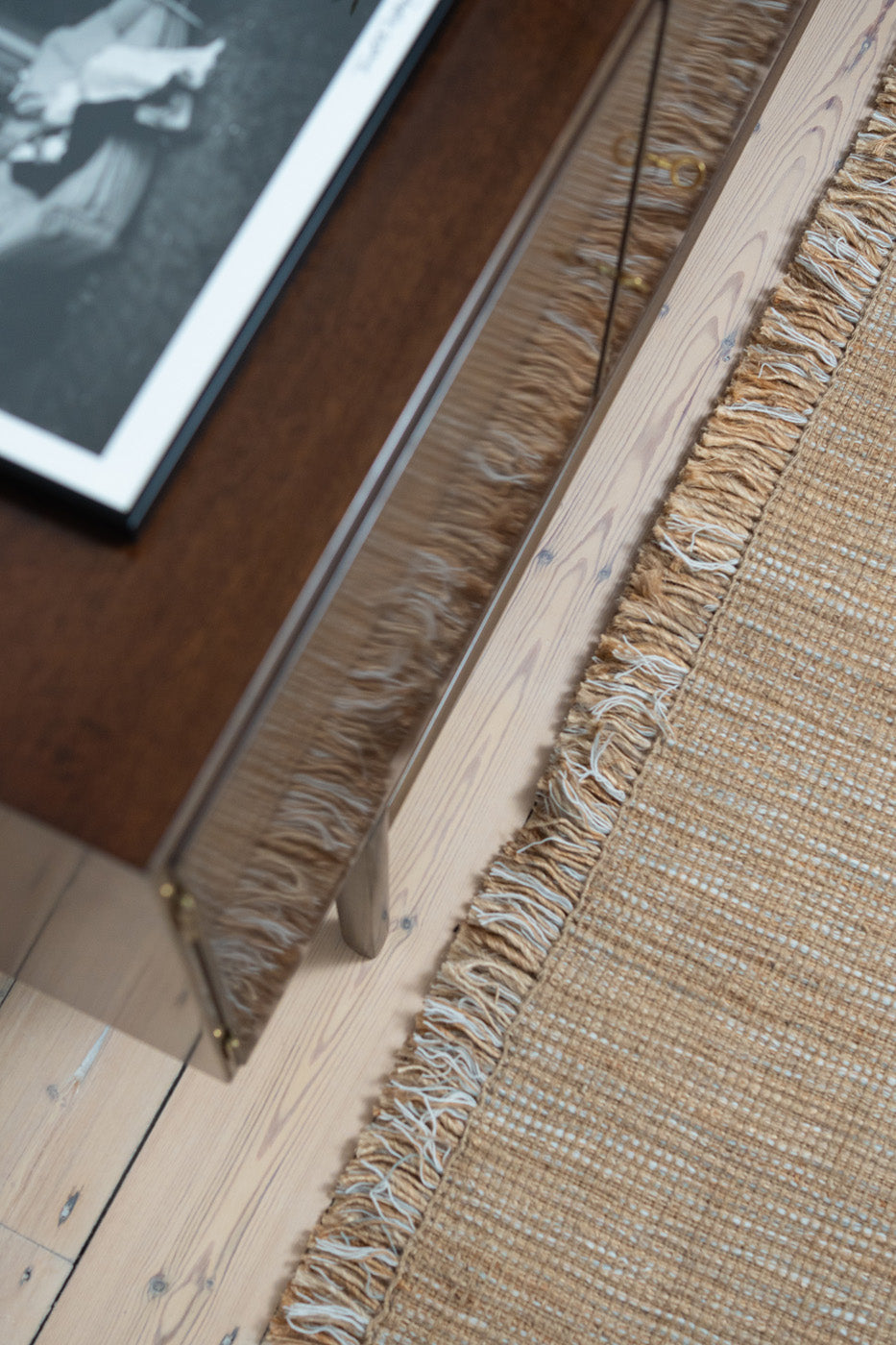 Threaded Jute and New Zealand Wool Rug