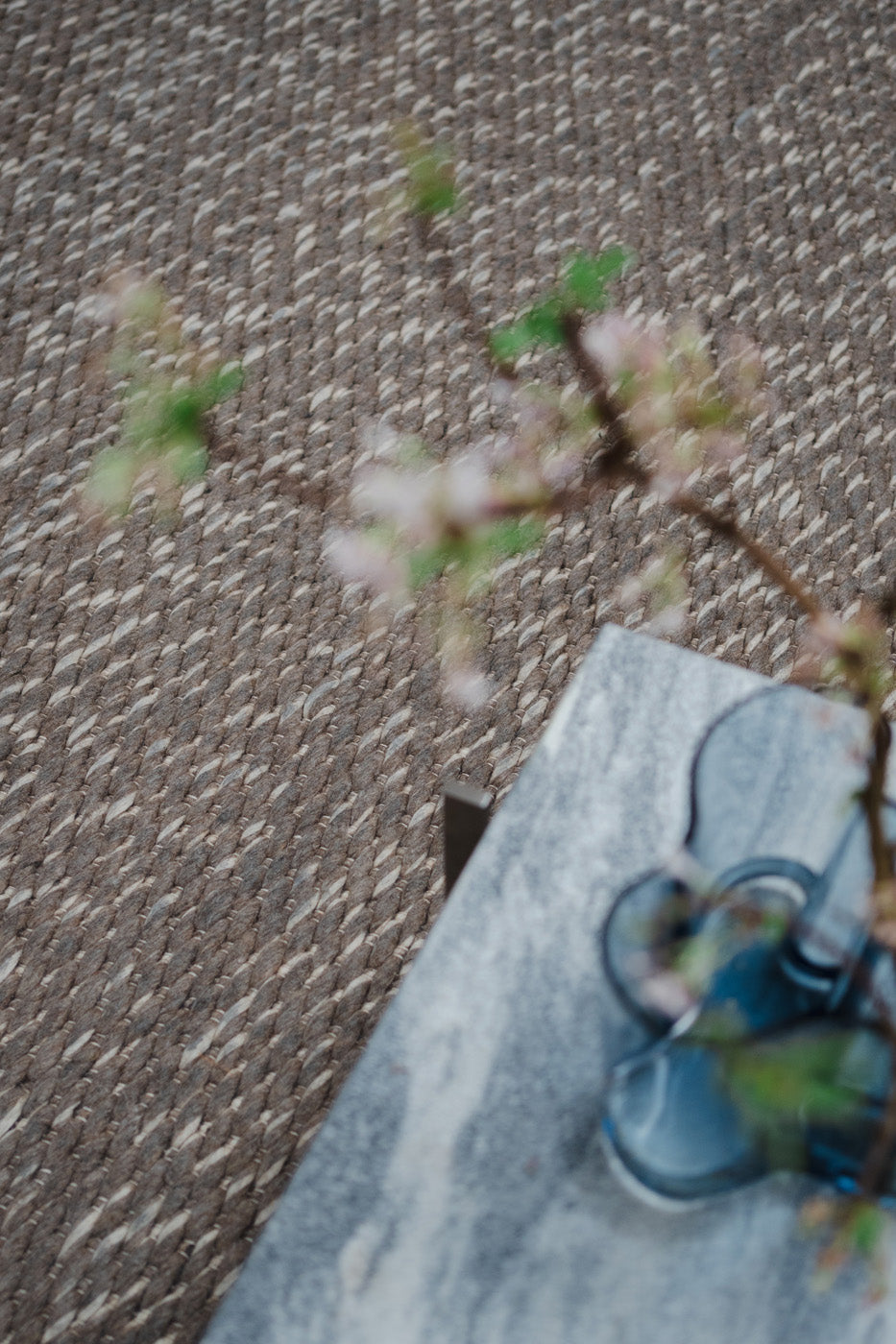 New Zealand Wool Rug, Grey/brown