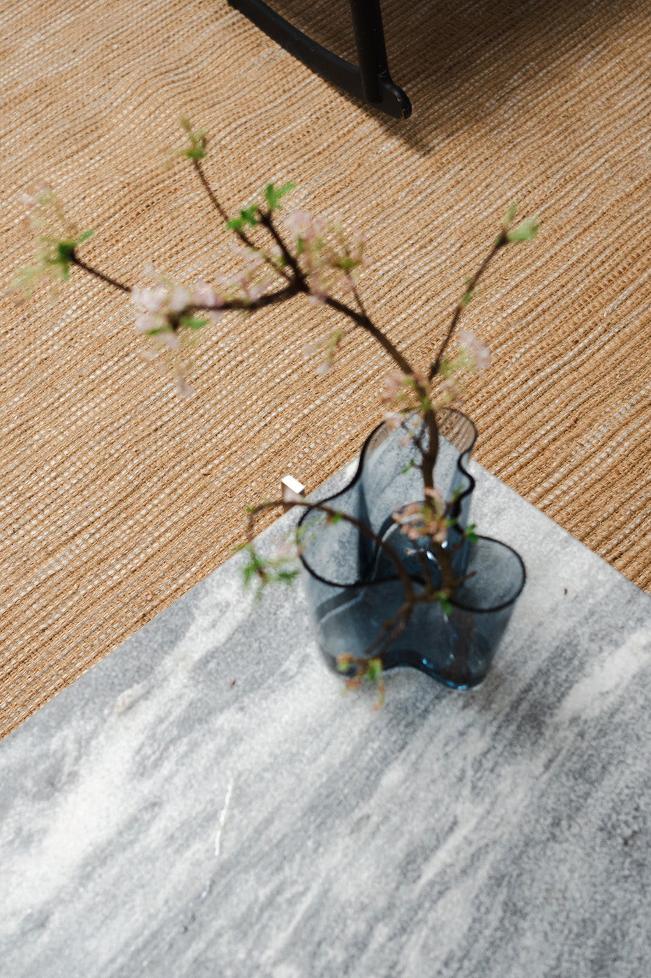 Threaded Jute and New Zealand Wool Rug