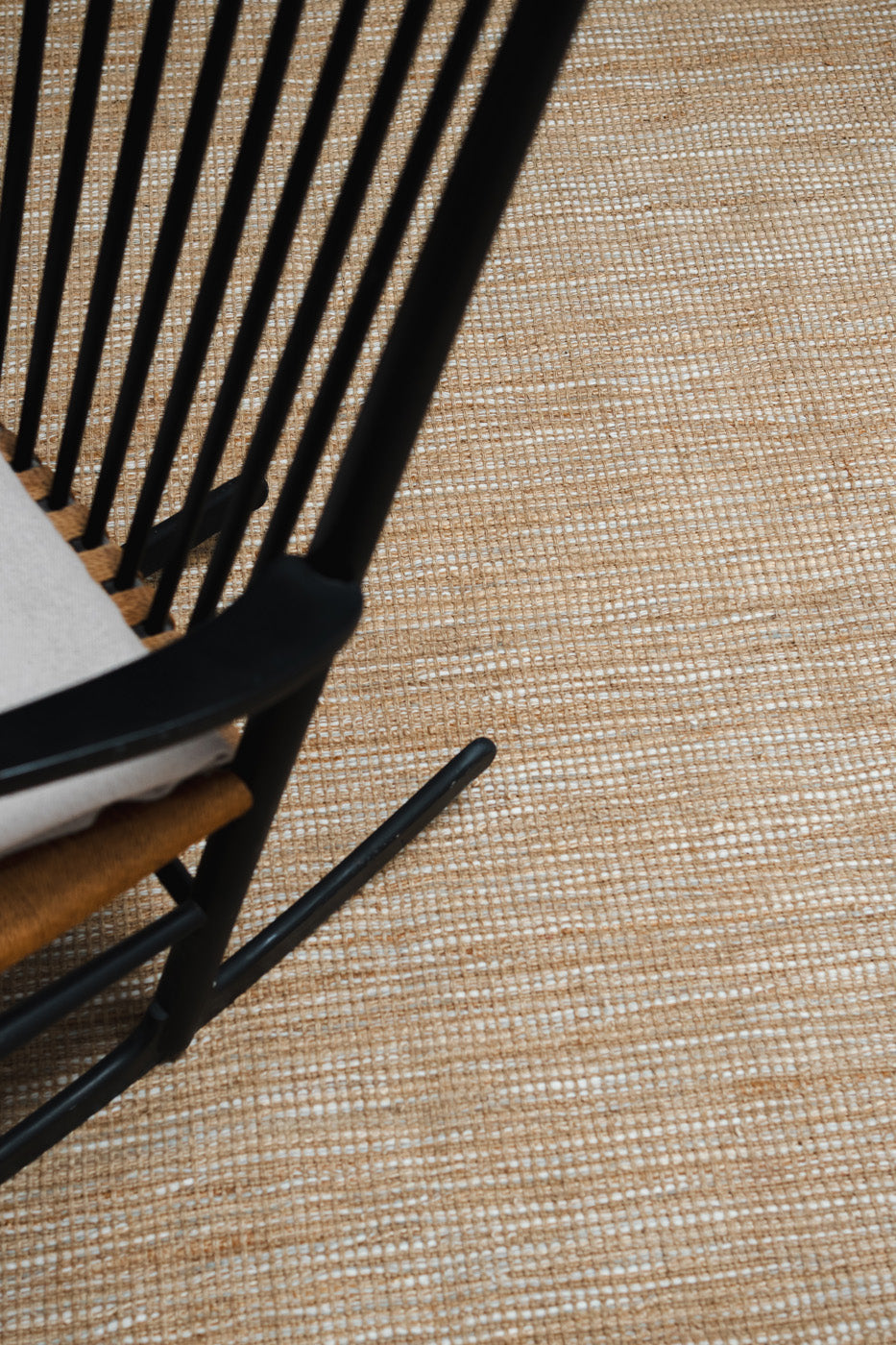 Threaded Jute and New Zealand Wool Rug