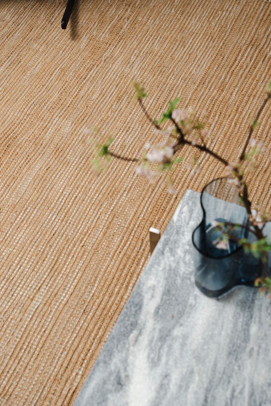 Threaded Jute and New Zealand Wool Rug