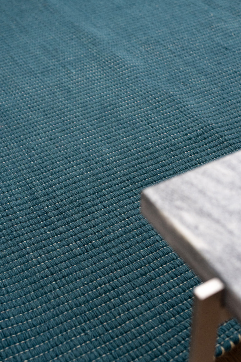 Wool Reversible Rug - Cyans
