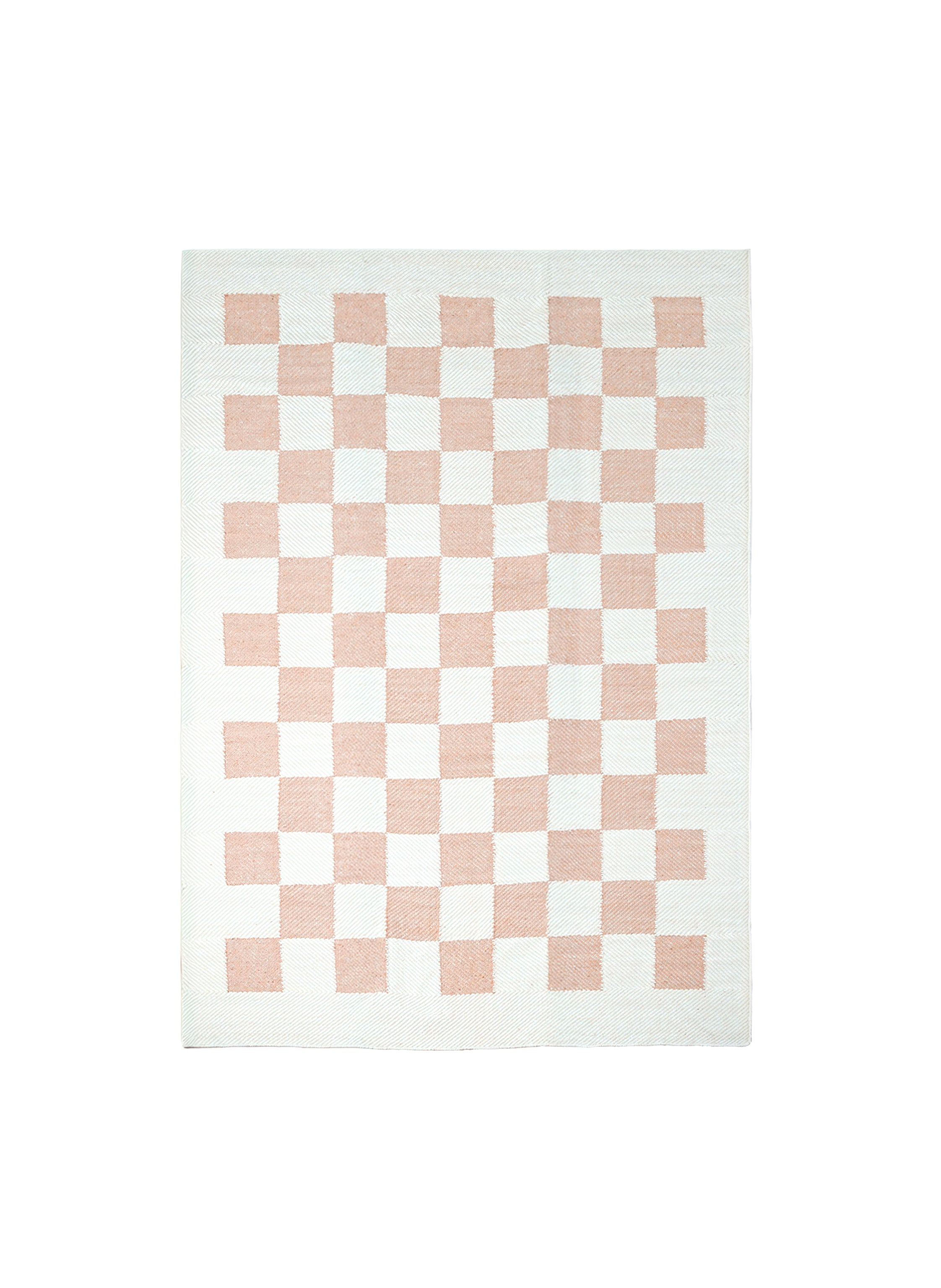 Jute Rug w. Sand checkered