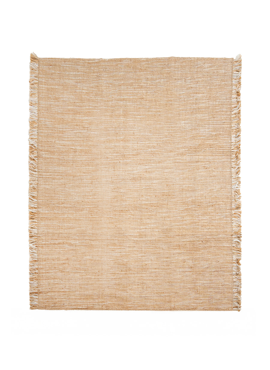 Threaded Jute and New Zealand Wool Rug