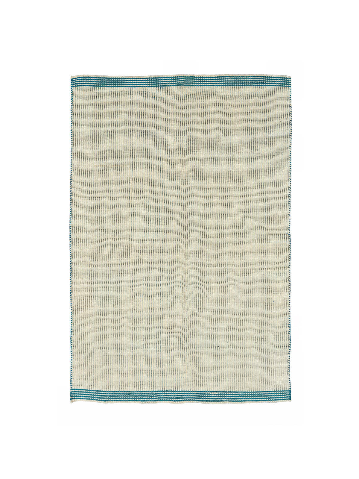 Wool Reversible Rug - Cyans