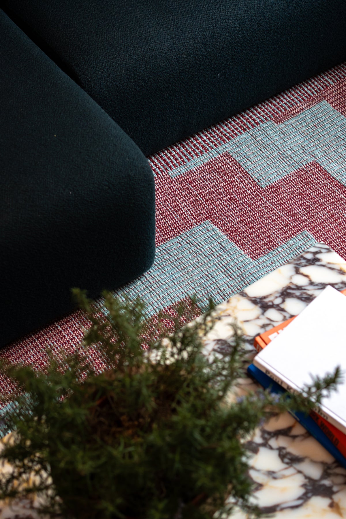Invert Jute and Wool Rug - Zz Bordeaux